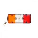 Lampa spate dreptunghiulara 28 LED-uri cu 3 compartimente 24V, Breckner Germany