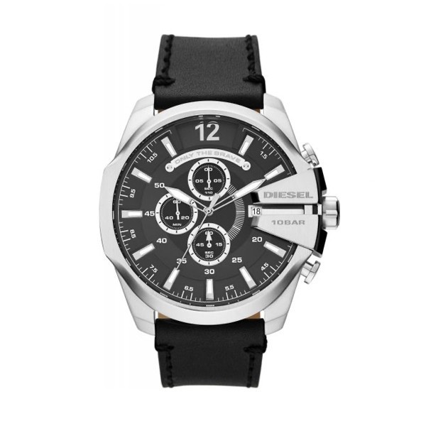 Ceas Barbati, Diesel, Mega Chief DZ4559, Set cu Lantisor - Marime universala