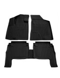 Set covorase auto din cauciuc tip tavita pentru Hyundai Santa Fe II (Cm) (2006-2010)