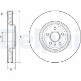 DELPHI BG9171C Disc frana