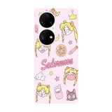 Husa compatibila cu Huawei Nova Y70 model Sailor Moon Accessories, Silicon, TPU, Viceversa, Transparent, Carcasa