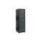 Rack 18U 600x800, montare pe podea, usa din sticla, panouri laterale detasabile si securizate, dezasamblat, culoare negru RAL 9004, DATEUP