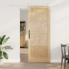 Ușă glisantă Manual Natural și alb 83 x 211 cm