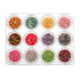 Cumpara ieftin Kit nail art - contururi de inimă, 12buc