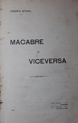 MACABRE SI VICEVERSA foto