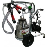 Aparat de muls Vaci Gardelina 130 INOX PC, 30L INOX, 1 post, 180 l/min, 8 bovine pe ora