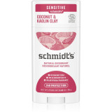 Schmidt&#039;s Coconut &amp; Kaolin Clay deodorant stick 24 de ore 75 g