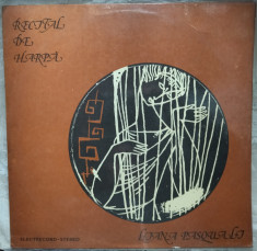 DISC LP:LIANA PASQUALI-RECITAL DE HARPA:Carmen Petra-Basacopol+ST-ECE 01927/1982 foto