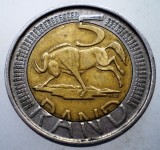 7.010 AFRICA DE SUD 5 RAND 2016 BIMETAL