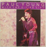 VINIL Paul Young And The Q-Tips &lrm;&ndash; Paul Young With The Q-Tips Live (VG+), Pop