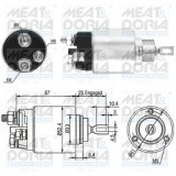 MEAT &amp; DORIA 46151 Solenoid, electromotor