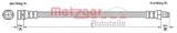 Conducta / cablu frana FORD FOCUS II Combi (DA) (2004 - 2012) METZGER 4110238