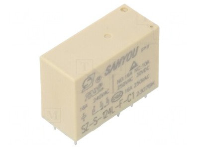 Releu Electromagnetic SPDT 24VDC 16A foto