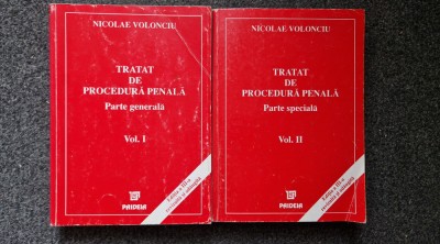 TRATAT DE PROCEDURA PENALA Partea generala + speciala - Volonciu (2 vol) foto
