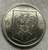 5 Lei 1992 Romania UNC, Luciu de batere (1)
