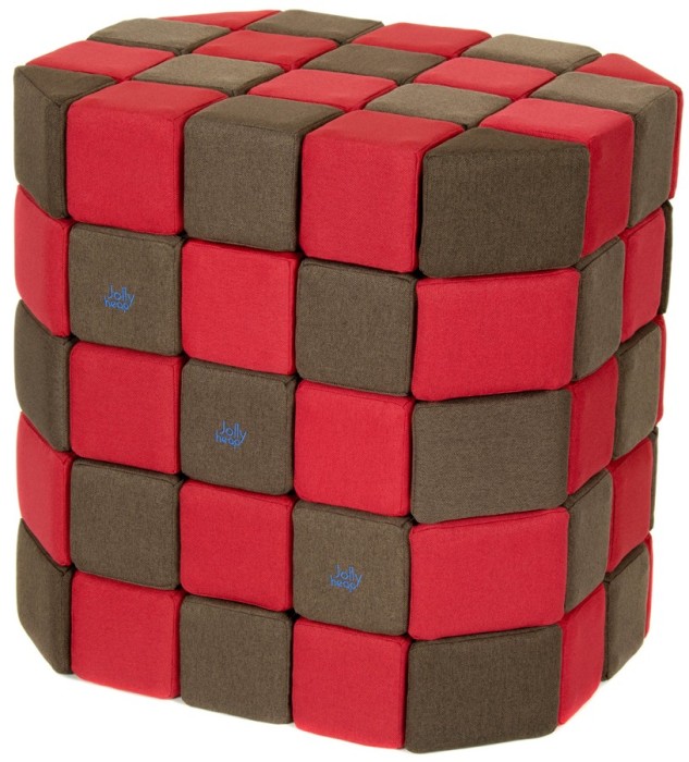 Set constructie MAXI JollyHeap BASIC Magnetic Blocks 1224 100 pcs.