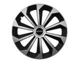 Cumpara ieftin Set 4 capace roti Fame Gri-Negru cu inel R16, pentru gama auto Smart, Autohelix MSA