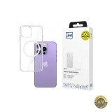 Husa MagSafe pentru Apple iPhone 14 Pro 3MK MagCase Transparenta