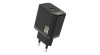 &Icirc;ncărcător de perete Dudao A27P 30W PD GaN USB-C - Negru