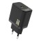 &Icirc;ncărcător de perete Dudao A27P 30W PD GaN USB-C - Negru