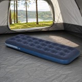Cumpara ieftin Saltea Camping Gonflabila ART, 191x73x22 cm, PVC Bleumarin, cu Pompă Manuală, Ușoară, Portabilă, 100 kg