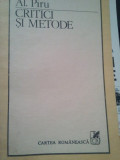 Al. Piru - Critici si metode (1989)