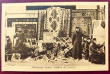 Manastirea Varatic - Atelierul de covoare - aprox. 1928 - printata, necirculata, L.Herscovici - fotograf Targu Neamt, Fotografie