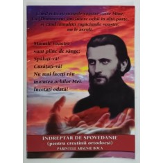 INDREPTAR DE SPOVEDANIE (PENTRU CRESTINI ORTODOCSI ) de PARINTELE ARSENIE BOCA , ANII &#039;2000