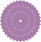 Sticker decorativ, Mandala, Mov, 60 cm, 7167ST-2, Oem