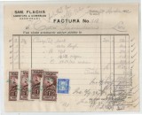 Romania, Sam. Flachs, Agentura &amp; Comission Consignatii, Factura, Craiova, 1932