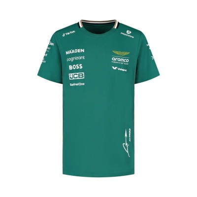Aston Martin tricou de copii Alonso official Teamline Replica F1 Team 2025 - 164 cm (dětsk&amp;eacute;) foto