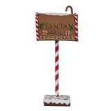 Cumpara ieftin Cutie Postala Craciun metal multicolor 14x8x37 cm