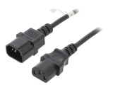 Cablu Alimentare IEC C13 C14 2m Negru