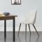 Set 2 bucati scaune tapitate Danzig B bej/efect lemn [en.casa] HausGarden Leisure