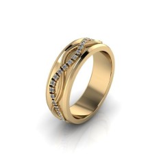 Verigheta dama din aur galben - 62