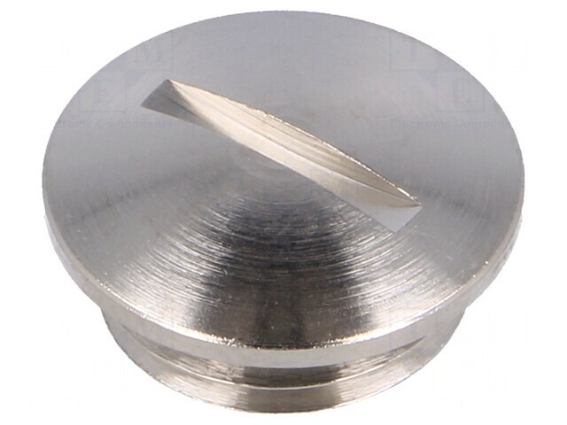 Capac de protecție alamă nichel IP68 M32 1,5 8mm