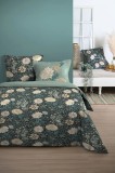 Lenjerie Alfons Pat Dublu, 3 Piese, Cearsaf Pilota 240x220cm, 2 Fete De Perna 63&times;63cm, Culoare Multicolor, 100% Bumbac Oeko Tex