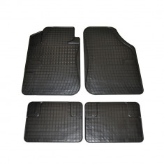 Set covorase auto din cauciuc Mat 1 Universale culoare Negru, presuri BestAutoVest, 4 buc.