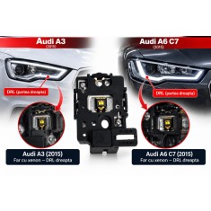 Modul LED Reparatie DRL Far Dreapta Audi A3 8V (2013-2016), Audi A6 C7 (2012-2015) Bi-Xenon - A3 13-16 LED-R