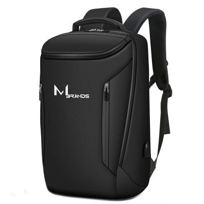 Rucsac barbati MBrands Smart, material impermeabil, buzunar laptop 15.6 inch, 47x32x16cm foto