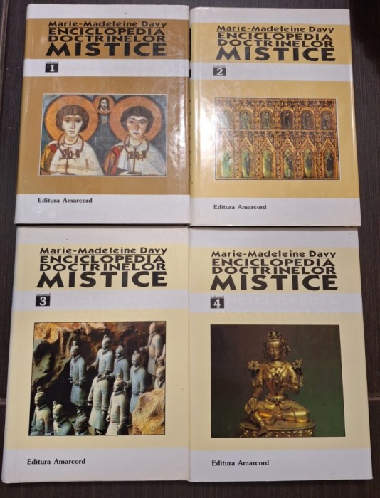 ENCICLOPEDIA DOCTRINELOR MISTICE - 4 VOLUME - MARIE MADELEINE DAVY
