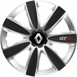 Cumpara ieftin Set 4 Capace Roti GTX Carbon Gri-Negru R16, Pentru Renault, Autohelix MSA