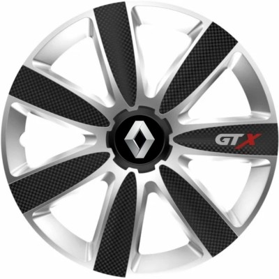 Set 4 Capace Roti GTX Carbon Gri-Negru R14, Pentru Renault foto