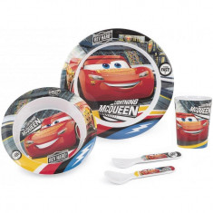 Set pentru masa melamina 5 piese Cars 3 Lulabi 7967800 B3502804 foto