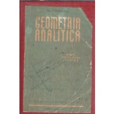 Geometria analitica - Manual clasa a XI-a reala (cartonata) - Gh. D. Simionescu