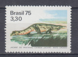 BRAZILIA 1975 FAUNA SERIE MNH, Nestampilat