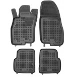 Set covorase auto din cauciuc Alfa Romeo Mito (955), 07.2008-, negru, presuri tip tavita, Rezaw 202505, Aftermarket