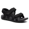 Sandale Barbati Merrell Sandspur Lee Backstrap Negre: Piele, Trekking, Vara. Sandale Sport Casual cu Arici si Talpa EVA