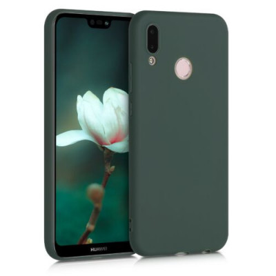 Husa pentru Huawei P20 Lite, Silicon, Verde, 44358.169 foto