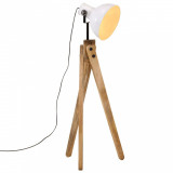 VidaXL Lampă de podea 25 W, alb, 45x45x120 cm, E27